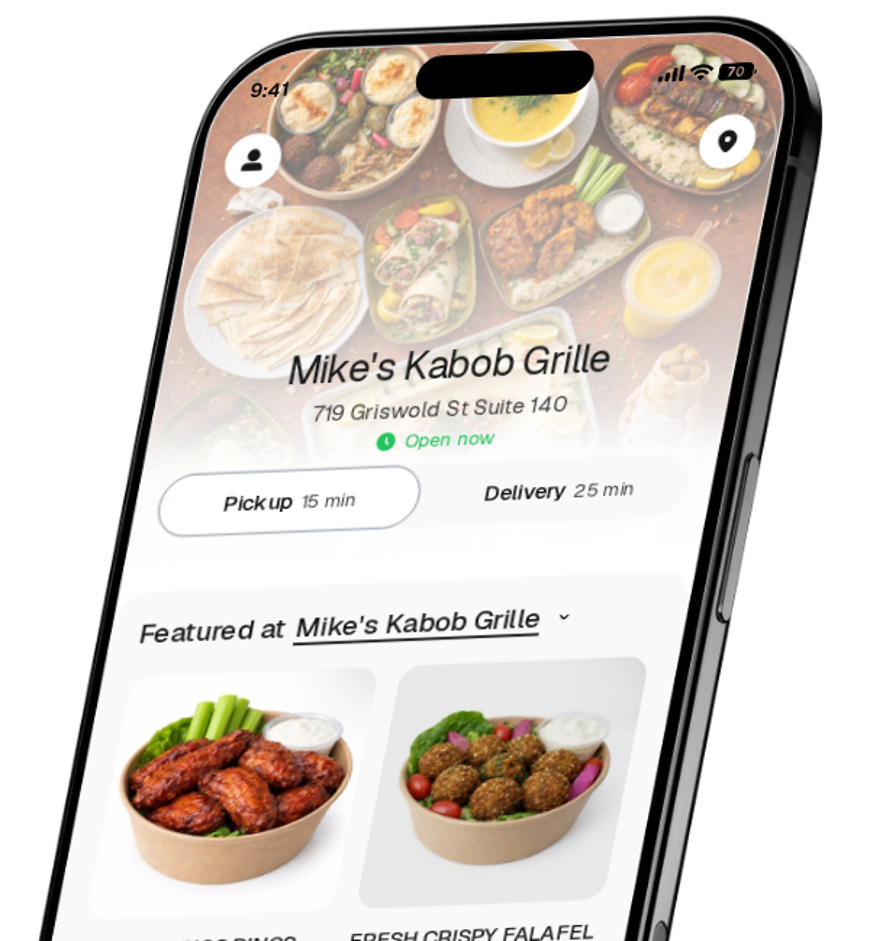 Mike's Kabob Grille app preview